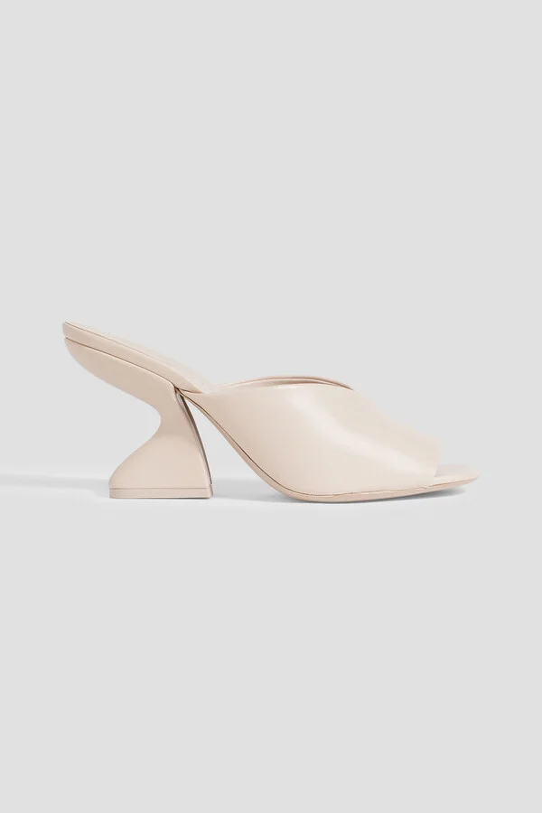Sansu 85 leather mules