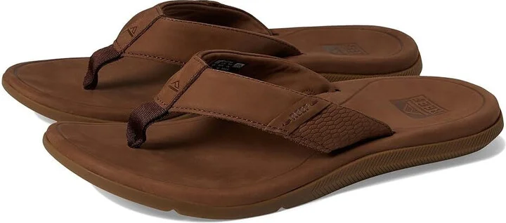 Santa Ana CJ2902 Sandal Men's US 11 Brown Leather Round toe Slip-On ZOGG41