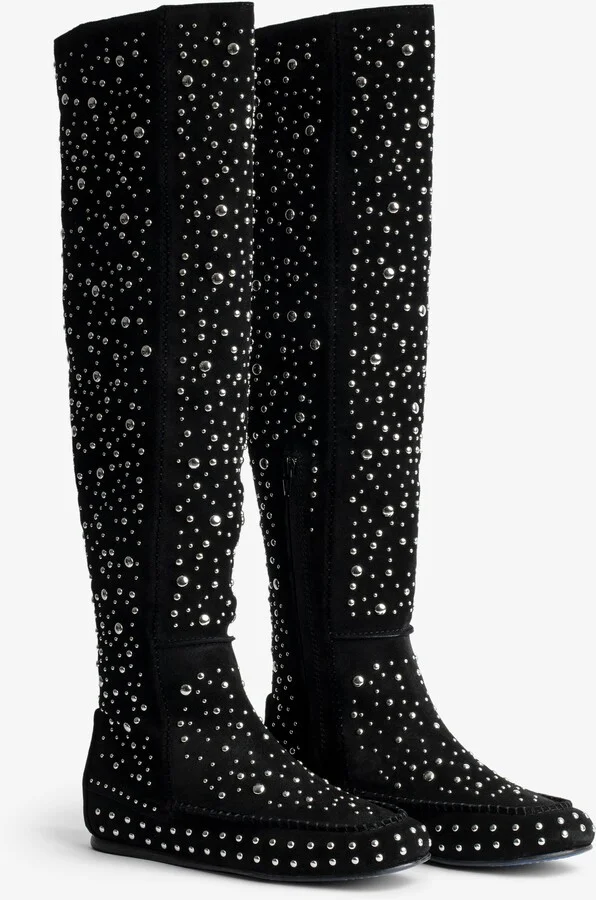Santa Dream Studs High Boots - Image 2