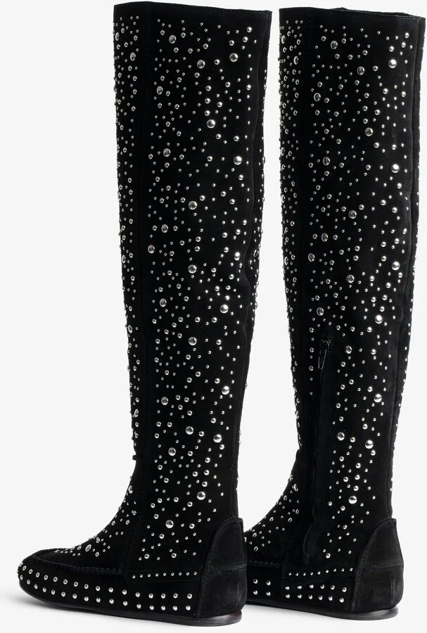 Santa Dream Studs High Boots - Image 3