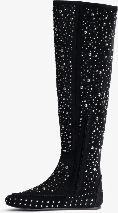 Santa Dream Studs High Boots - Image 5