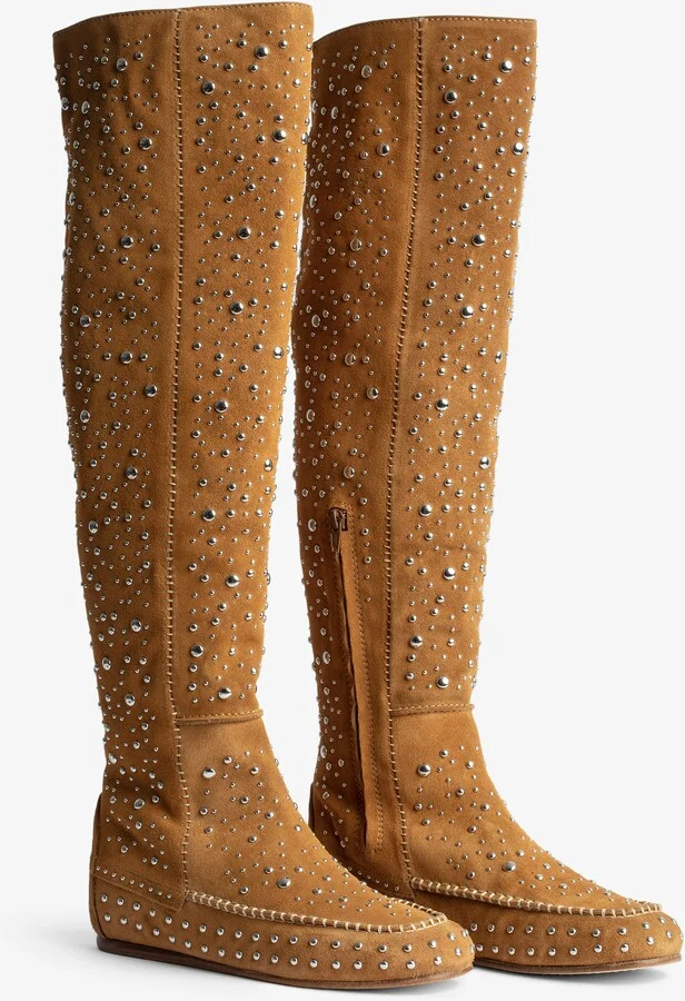 Santa Dream Studs High Boots - Image 2
