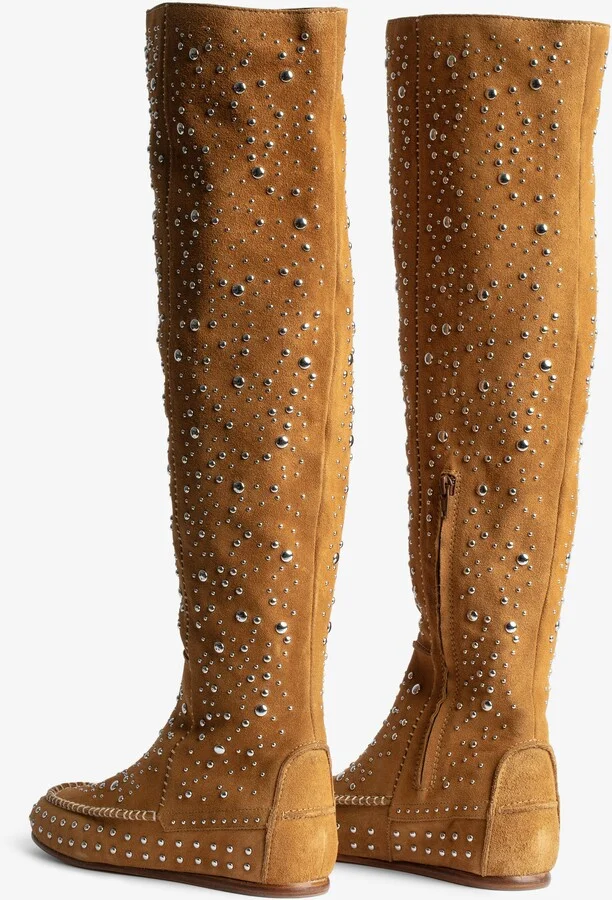 Santa Dream Studs High Boots - Image 3