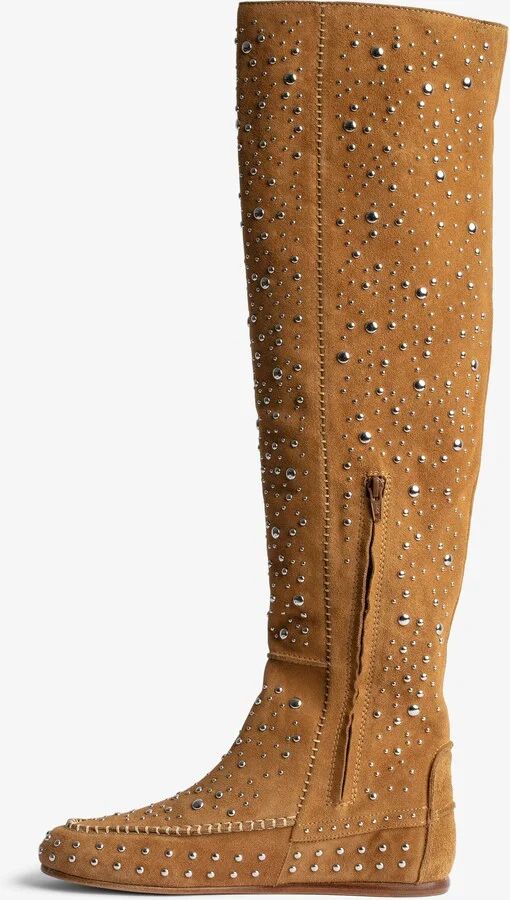 Santa Dream Studs High Boots - Image 5