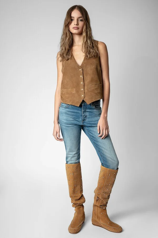 Santa Dream Studs High Boots - Image 7