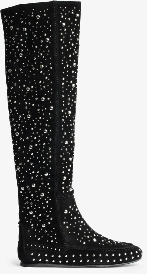 Santa Dream Studs High Boots