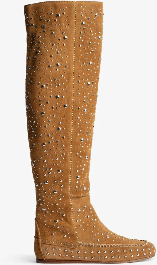 Santa Dream Studs High Boots