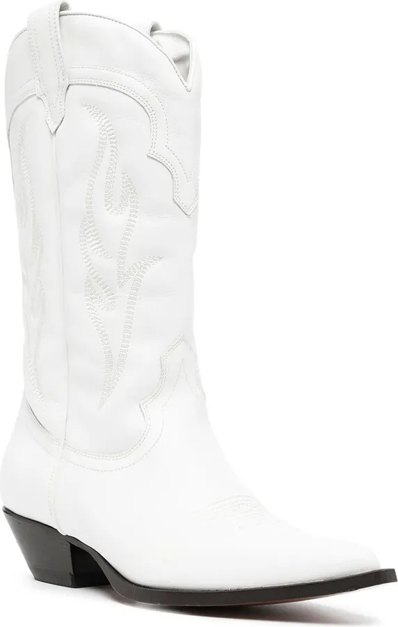 Santa embroidered cowboy boots - Image 2