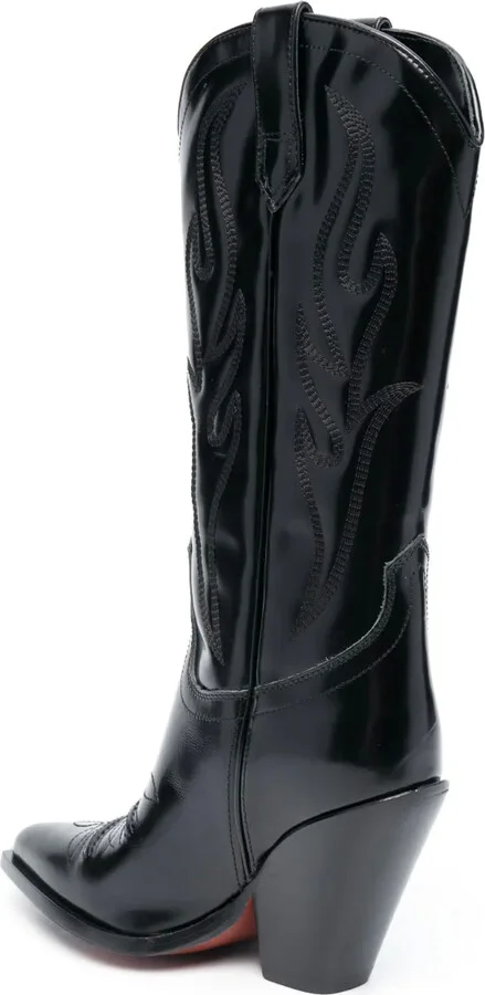 Santa Fe 110mm leather cowboy boots - Image 3