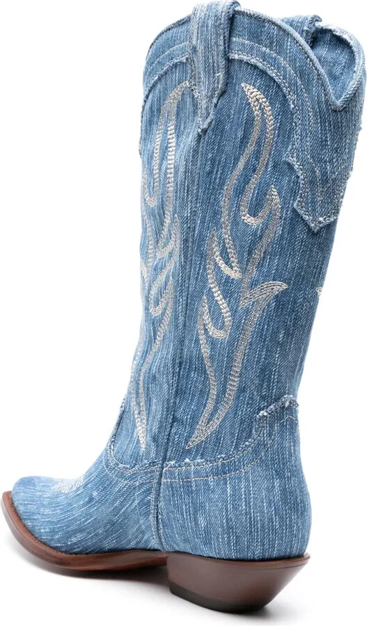 Santa Fe 40mm denim boots - Image 3