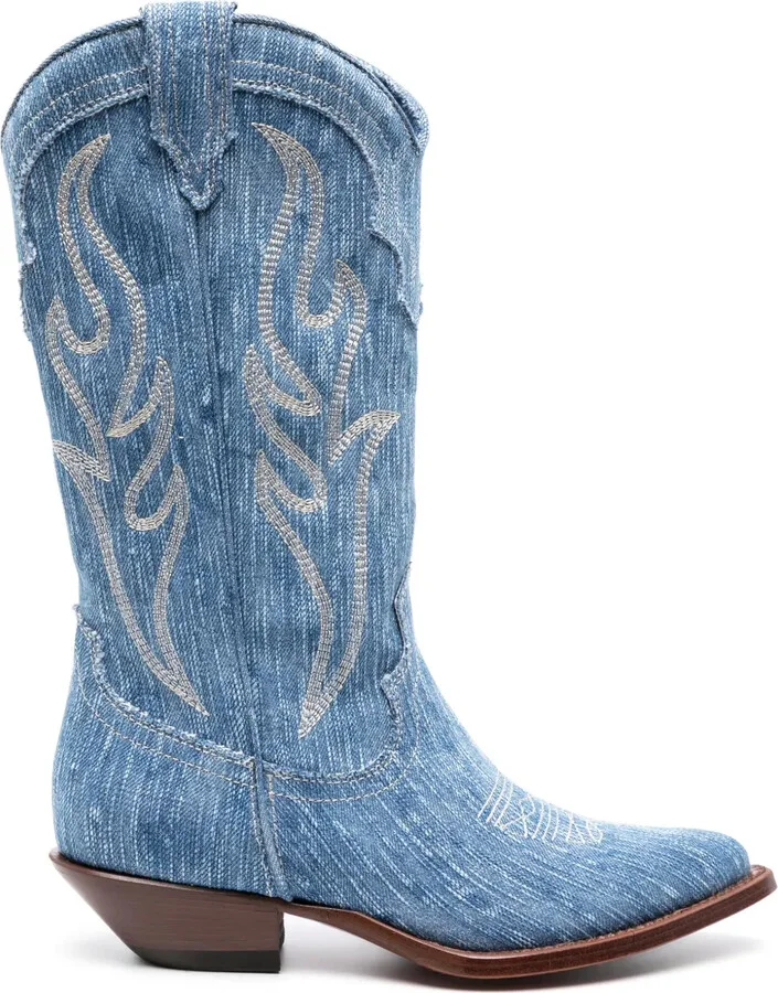 Santa Fe 40mm denim boots