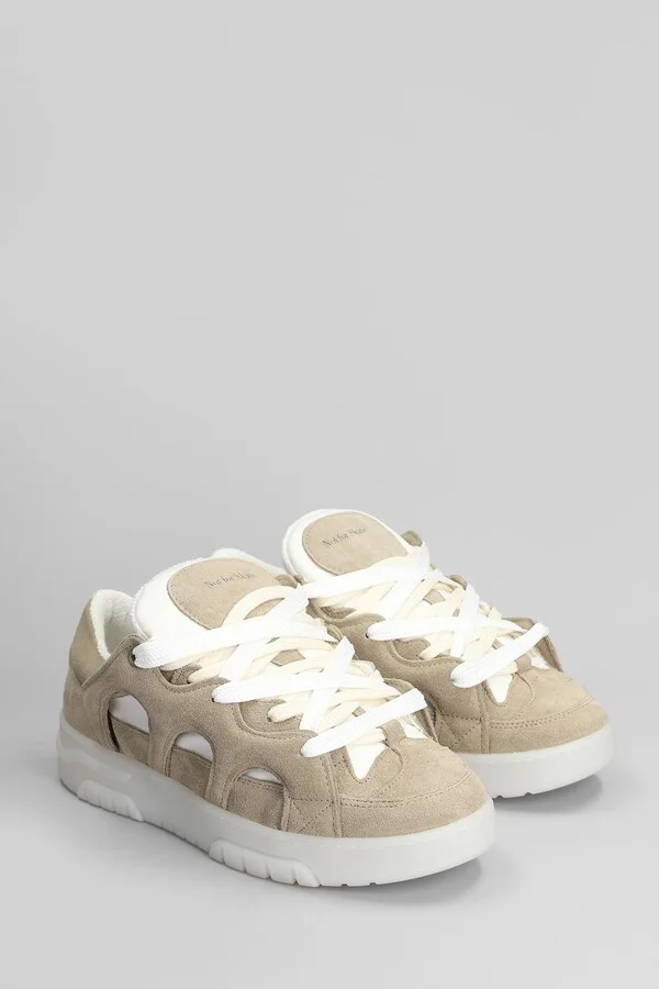 Santha 1 Total Sneakers In Taupe Suede - Image 2