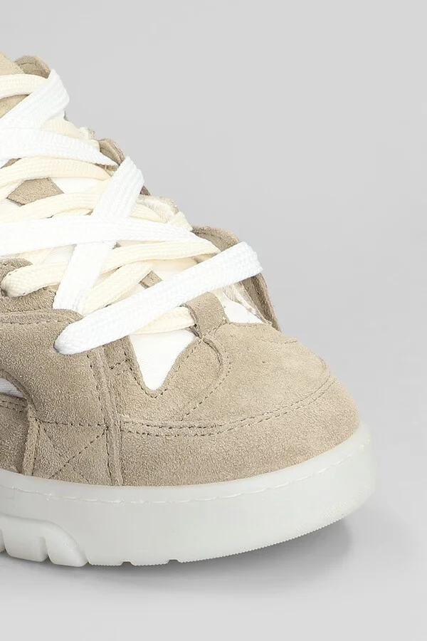 Santha 1 Total Sneakers In Taupe Suede - Image 5