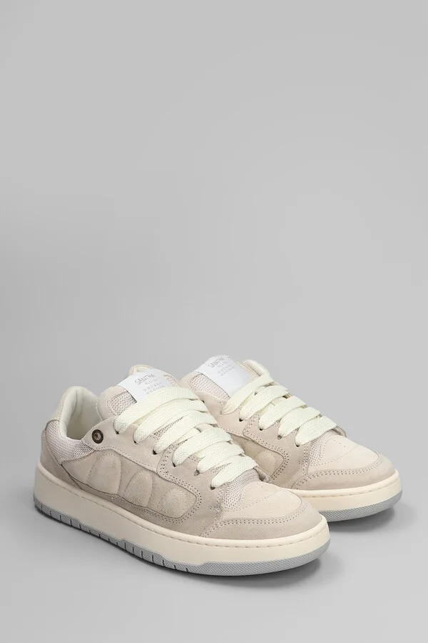Santha 2 Sneakers In Beige Suede - Image 2