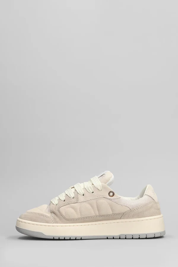 Santha 2 Sneakers In Beige Suede - Image 3