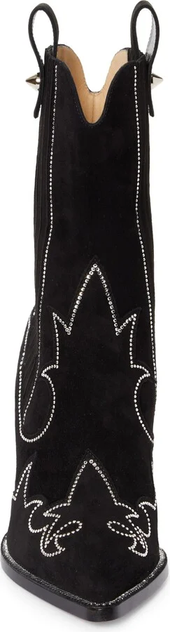 Santia Crystal Beaded Western Boot - Image 4