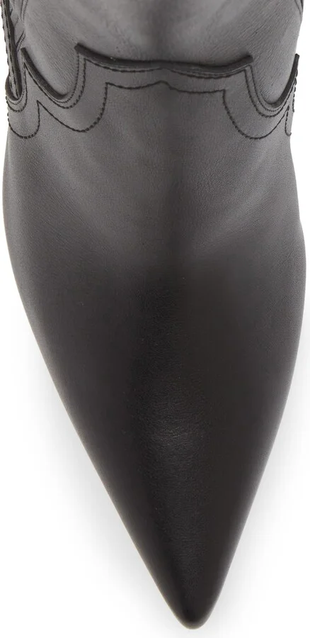 Santiag Pointed Toe Bootie - Image 5