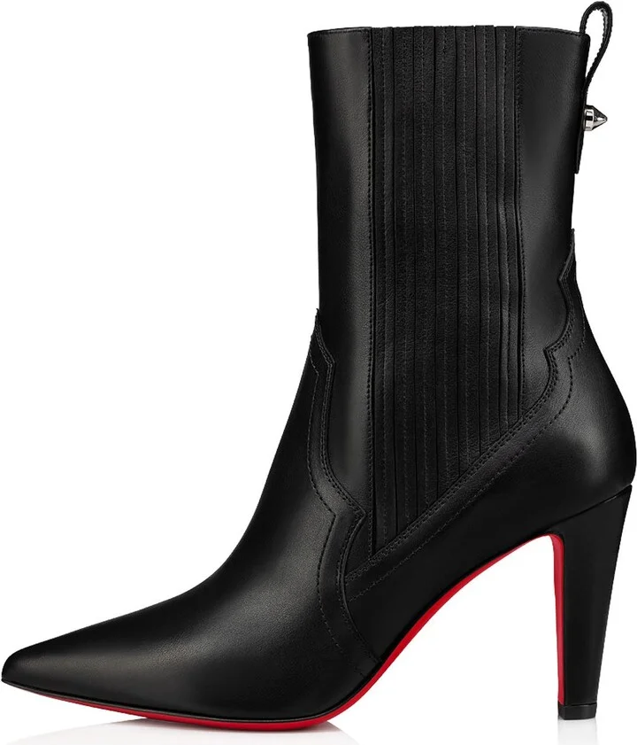 Santiag Pointed Toe Bootie - Image 8