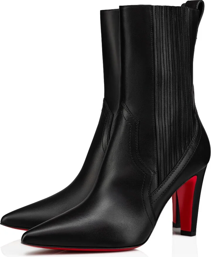 Santiag Pointed Toe Bootie