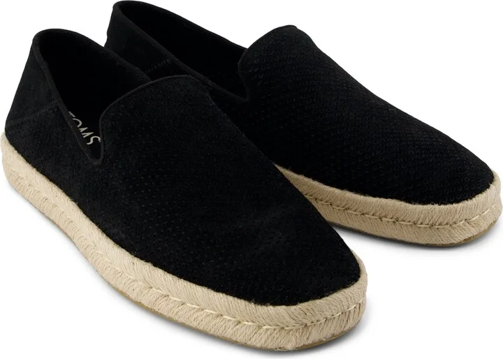 Santiago Loafer Diamond Perforated Suede Slip On - Image 2