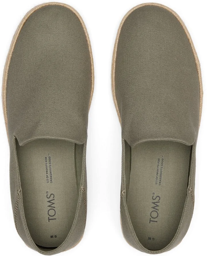 Santiago Loafer Vetiver Grey Canvas - Image 4