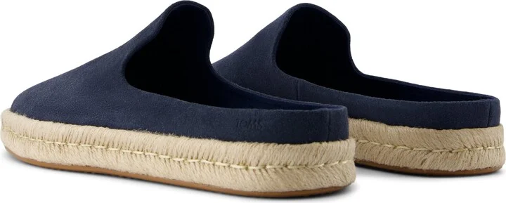 Santiago Mule Navy Suede Slip On - Image 3