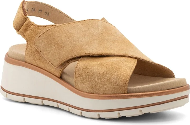 Santiago Slingback Platform Wedge Sandal
