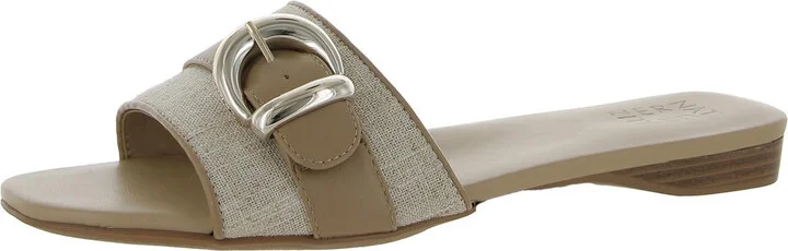 Santiago Womens Buckle Slide Sandals