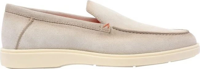 Santoni Almond-Toe Slip-On Loafers