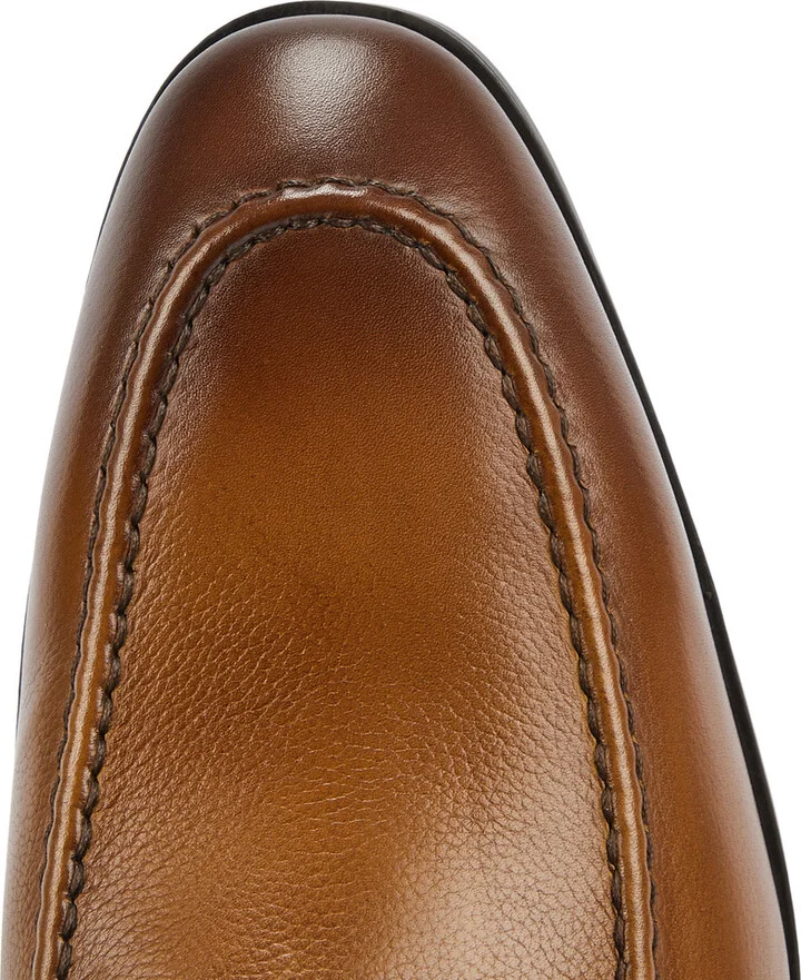 Santoni Blooming Leather Penny Loafers - Image 4