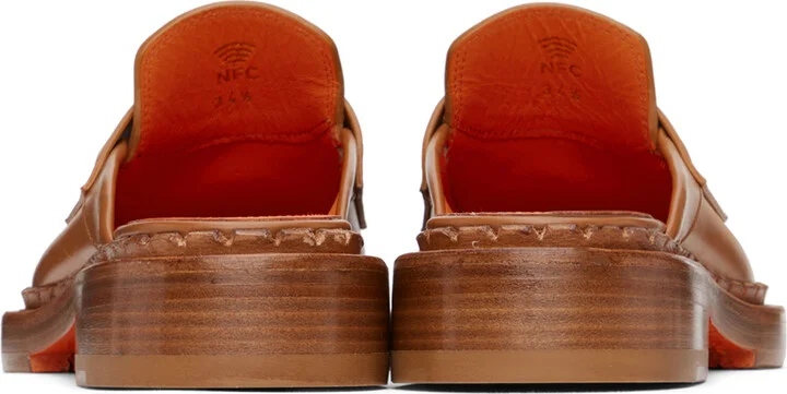 Santoni Brown Strap Loafers - Image 2