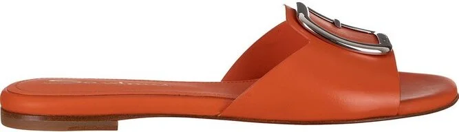 Santoni Buckle Detailed Slip-On Sandals