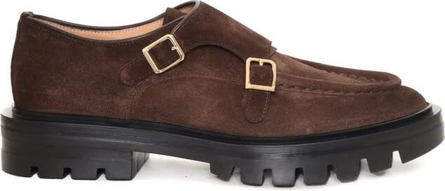 Santoni Buckled Slip-On Loafers