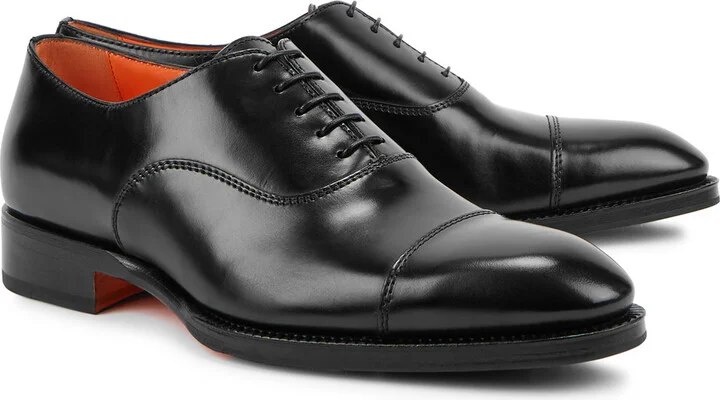 Santoni Buoyancy Leather Oxford Shoes - Image 2