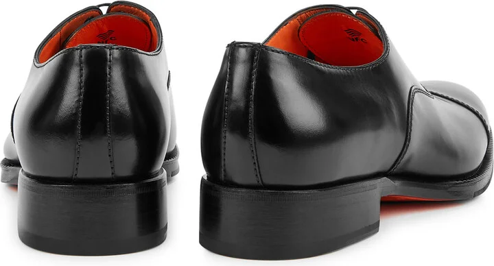 Santoni Buoyancy Leather Oxford Shoes - Image 3