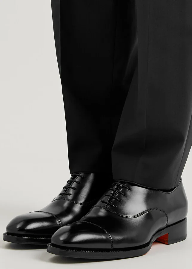 Santoni Buoyancy Leather Oxford Shoes - Image 5