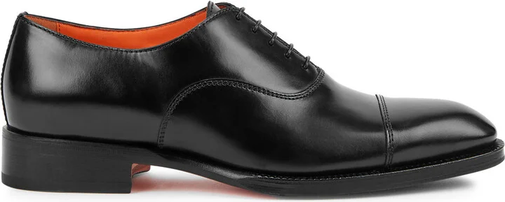 Santoni Buoyancy Leather Oxford Shoes