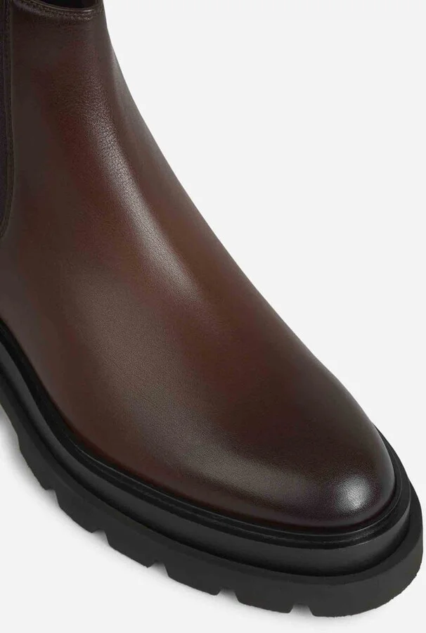 Santoni Chelsea Leather Boots - Image 5