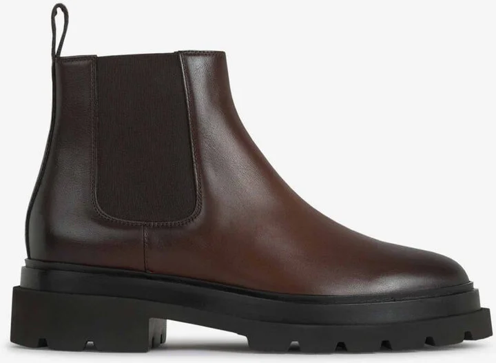 Santoni Chelsea Leather Boots