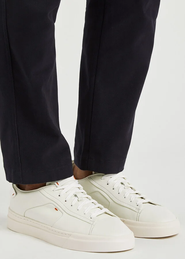 Santoni Darts Leather Sneakers - Image 5