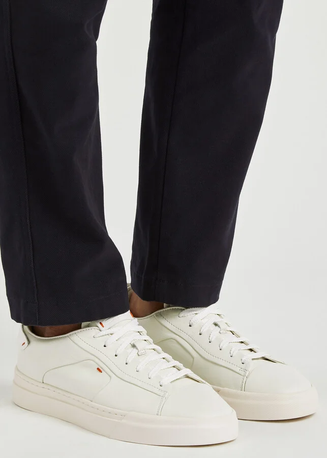 Santoni Darts Leather Sneakers - Image 10