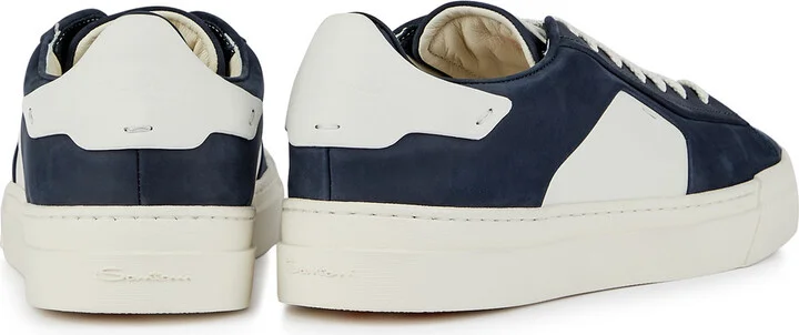 Santoni Darts Panelled Nubuck Sneakers - Image 3