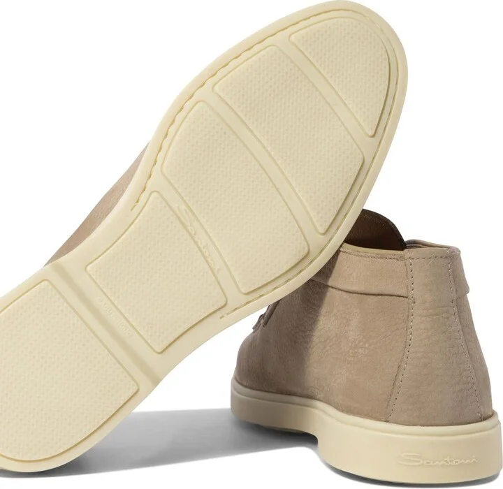 Santoni Desert Boot In Nubuck - Image 5