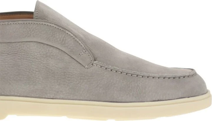Santoni Desert Boot In Nubuck - Image 5