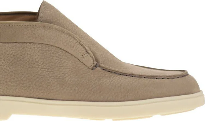Santoni Desert Boot In Nubuck - Image 6