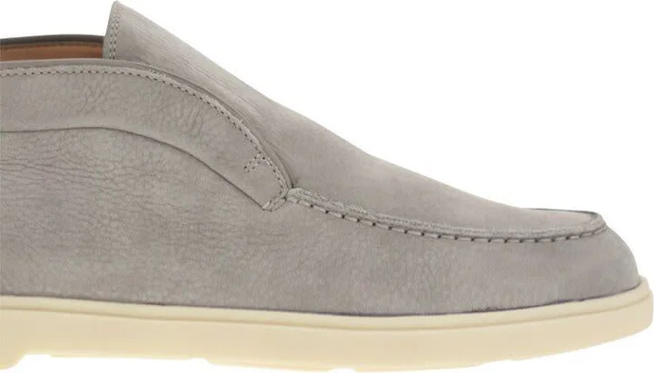 Santoni Desert Boot In Nubuck - Image 6