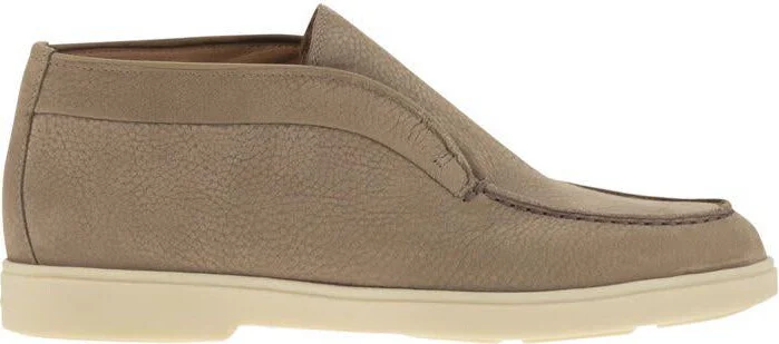 Santoni Desert Boot In Nubuck