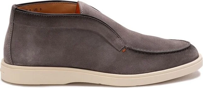 Santoni Desert Round Toe Slip-On Boots