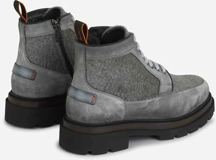 Santoni Develop Suede Boots - Image 3