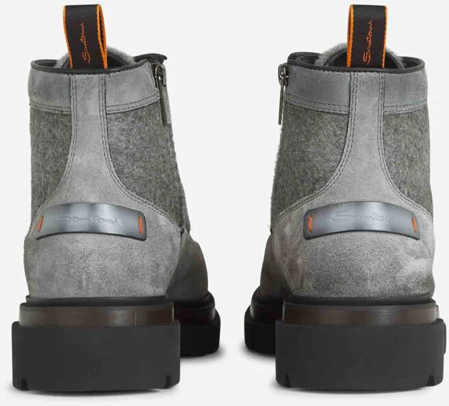 Santoni Develop Suede Boots - Image 4